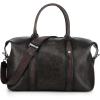 image:imageCuadra Luxury Travel Bag in Genuine Sheep Leather Bown with Vintage Finish for MenBrown