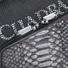 image:imageCuadra Men Contrasting Leathers Exotic Messeger BagGrey