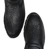 image:imageCuadra Mens Black Bull Neck Leather Biker Style BootieBlack