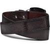 image:imageCuadra Mens Chocolate Ostrich Leg Leather Western BeltChocolate