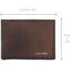 image:imageCuadra Mens Honey Authentic Deer Leather WalletHoney
