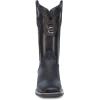 image:imageCuadra Rodeo Boot Men Black Bison amp Bovine LeatherBlack