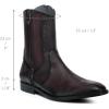image:imageFRANCO CUADRA Dress Boot for Men in Deer LeatherWine