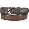 image:imageCuadra Casual belt in genuine python leather for men HoneyHoney