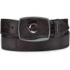 image:imageCuadra Mens Chocolate Ostrich Leg Leather Western BeltChocolate