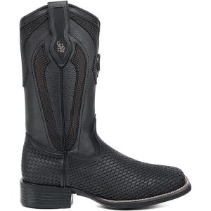image:imageCuadra Mens Oxford Bovine Leather Rodeo Style BootsGrey