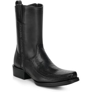image:imageCuadra Urban Boot for Men in Genuine Ostrich Leg LeatherBlack