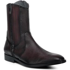 image:imageFRANCO CUADRA Dress Boot for Men in Deer LeatherWine