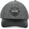 image:imageCuadra Mens Textile amp Leather Casual CapsGray