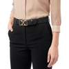image:imageCuadra Black Belt in genuine stingray leather for womenBlack