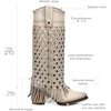 image:imageCuadra Boot for Women Genuine Bovine Leather Black WesternBeige