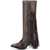image:imageCuadra Boot for Women in Genuine Leather BrownBrown