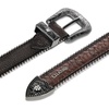 image:imageCuadra Brown belt in genuine python leather for womenBrown