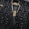 image:imageCuadra Elegant Handbag in Genuine Lamb Leather Black with Crystal Accents for WomenBlack