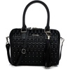 image:imageCuadra Elegant Handbag in Genuine Lamb Leather Black with Crystal Accents for WomenBlack
