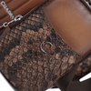 image:imageCuadra Luxury Crossbody Handbag in Genuine Python Leather in Honey with Chain Strap for WomenHoney