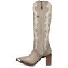 image:imageCuadra Tall Boot for Women in Genuine Bovine Leather BeigeBeige