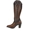 image:imageCuadra Tall Boot for Women in Genuine Bovine Leather HoneyHoney