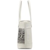 image:imageCuadra Tote bag in genuine python leather for women WhiteWhite