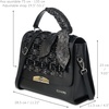 image:imageCuadra Women Black Handbag in Bovine Leather with CristalsBlack