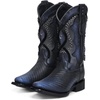image:imageCuadra Womens Black Leather Rodeo Boot With FringesBlack