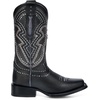 image:imageCuadra Womens Black Leather Rodeo Style BootBlack