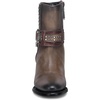 image:imageCuadra Womens Honey Leather Biker Style Bootie with StudsHoney