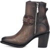 image:imageCuadra Womens Honey Leather Biker Style Bootie with StudsHoney