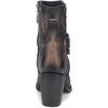image:imageCuadra Womens Honey Leather Biker Style Bootie with StudsHoney