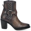 image:imageCuadra Womens Honey Leather Biker Style Bootie with StudsHoney