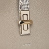 image:imageCuadra shoulder bag in genuine python leather for womenGray