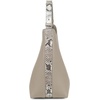 image:imageCuadra shoulder bag in genuine python leather for womenGray