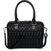 image:imageCuadra Elegant Handbag in Genuine Lamb Leather Black with Crystal Accents for WomenBlack