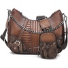 image:imageCuadra Luxury Crossbody Handbag in Genuine Python Leather in Honey with Chain Strap for WomenHoney
