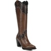 image:imageCuadra Tall Boot for Women in Genuine Bovine Leather HoneyHoney