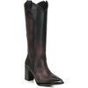 image:imageCuadra Tall Boot for Women in Genuine Bovine Leather WesternChocolate