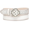 image:imageCuadra Womens casual belt in genuine leather WhiteWhite