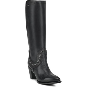 image:imageCuadra Tall Boot for Women in Genuine Bovine Leather BlackBlack