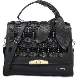 image:imageCuadra Women Black Handbag in Bovine Leather with CristalsBlack