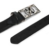 image:imageCuadra Black Belt in genuine stingray leather for women
