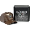 image:imageCuadra Mens Cap Bovine Leather Worldwide Limited Edition 2026Brown