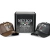 image:imageCuadra Mens Cap Bovine Leather Worldwide Limited Edition 2026Brown