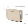 image:imageCuadra Wallet in genuine bovine leather for women beigeBeige