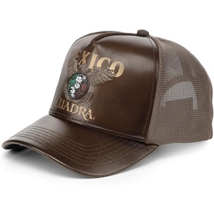 image:imageCuadra Mens Cap Bovine Leather Worldwide Limited Edition 2026Brown