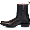 image:imageCuadra Mens Black Leather Urban Boots with Metal BuckleBlack