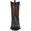 image:imageCuadra Urban boot in genuine python leather for menChocolate