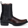 image:imageCuadra Mens Black Leather Urban Boots with Metal BuckleBlack
