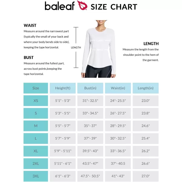 BALEAF Sun Shirt Women Long Sleeve UV Protection Shirts SPF Tops UPF 50 PocketWhite