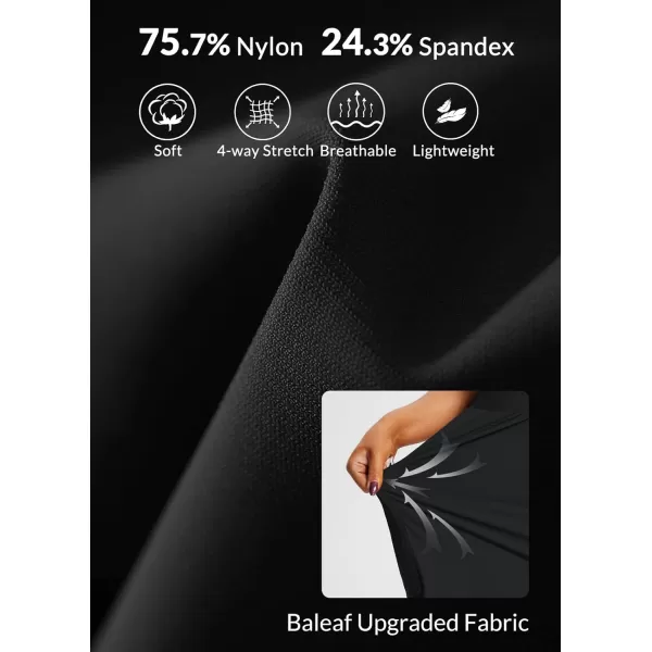 BALEAF Womens Joggers Lightweight Hiking Pants High Waist 5 Zipper Pockets Quick Dry Travel Athletic UPF50Blackcargo Jogger275 Inseam