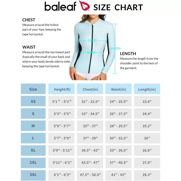 BALEAF Womens Zipper Rash Guard Swim Shirts UPF50 Sun Protection Zip Front Swim Jacket Long Sleeve Swimsuits TopGreenBlack